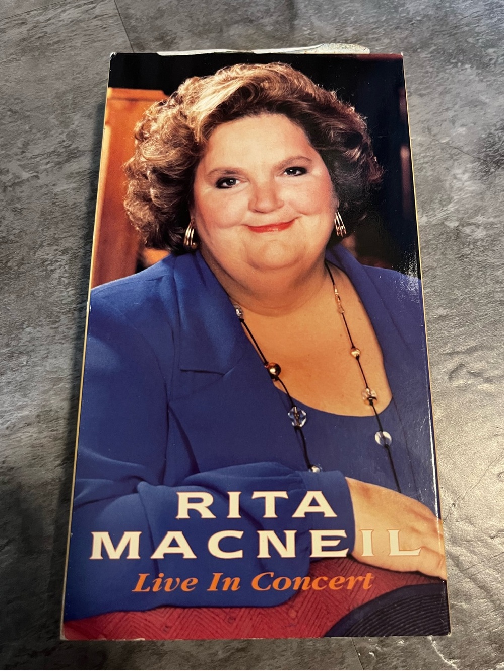 VHS Rita MacNeil Live in Concert (Play Tested, Mold Free)